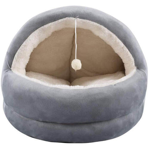 Pawise - Cama Gato Igloo Gris