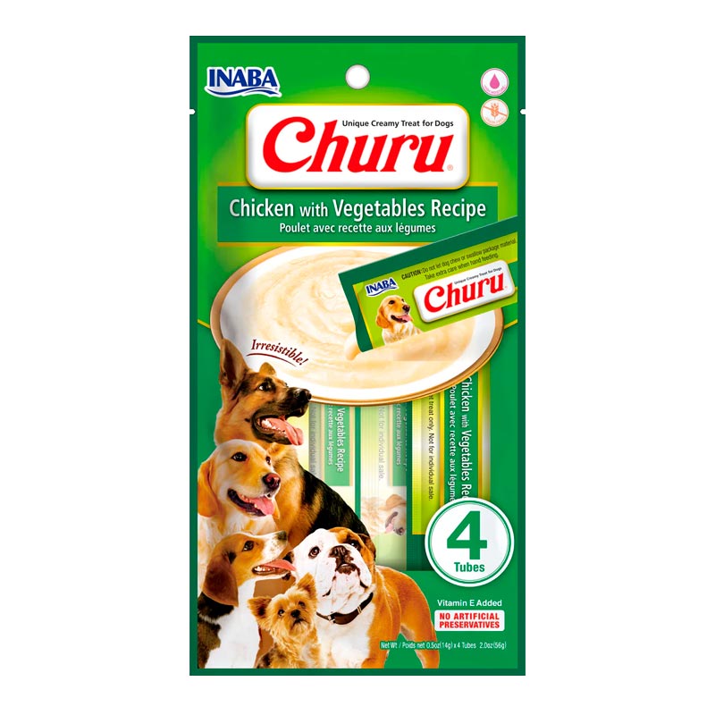 Churu - Pollo con Vegetales para Perros