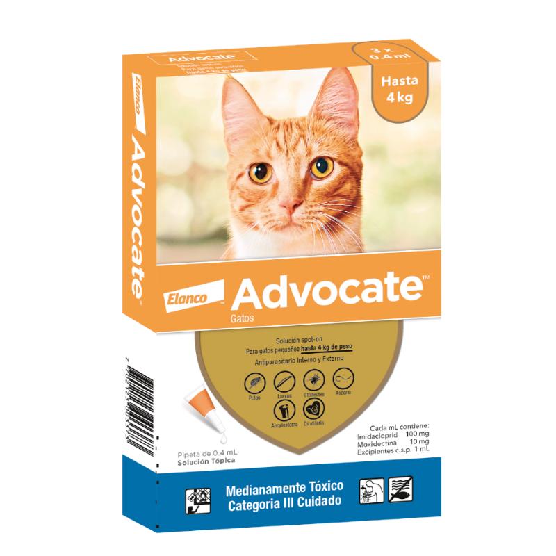 Advocate - Gatos Hasta 4 Kg