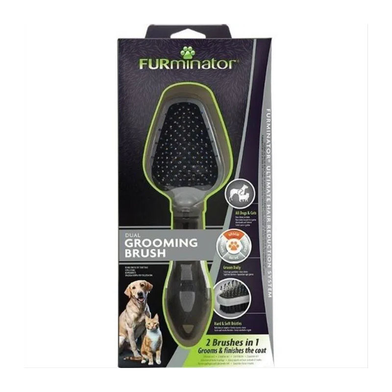 Furminator - Cepillo Dual Perro/Gato.