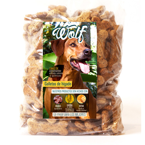 Wolf - Bolsa Maxi Galleta De Hígado Raza Grande 1 KG