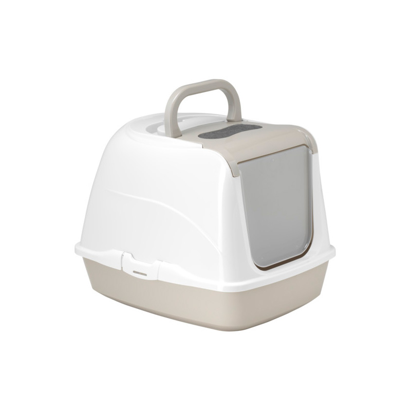 Moderna - Baño Arenero con Puerta Flip Cat Gris