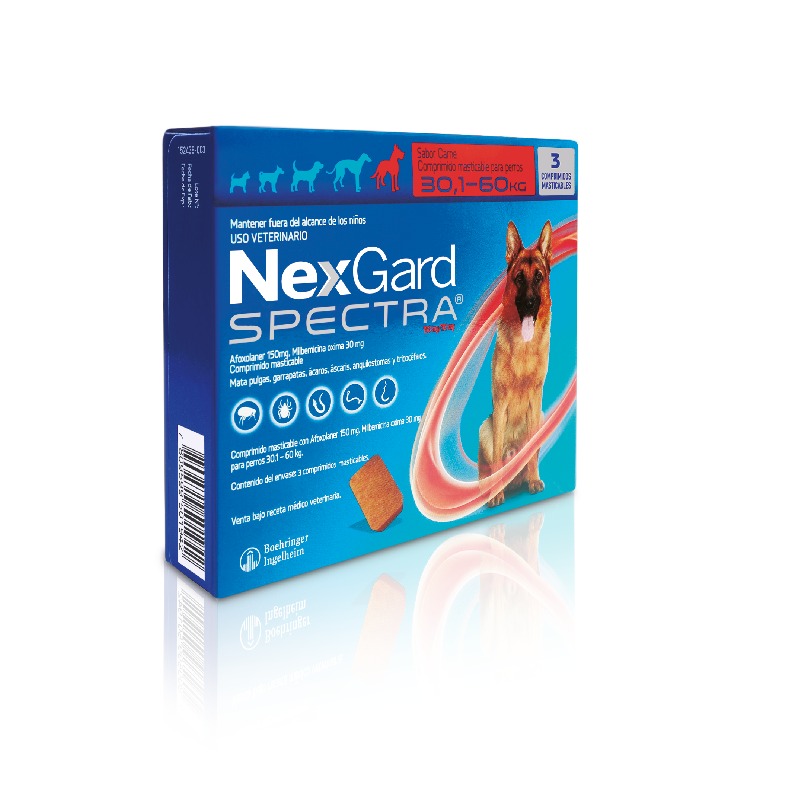 Nexgard Spectra - Antiparasitario Perros de 30.1 A 60 Kg