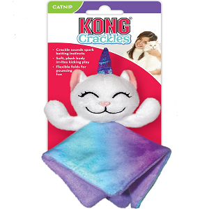 Kong - Juguete Crackles Caticorn ÚNICA