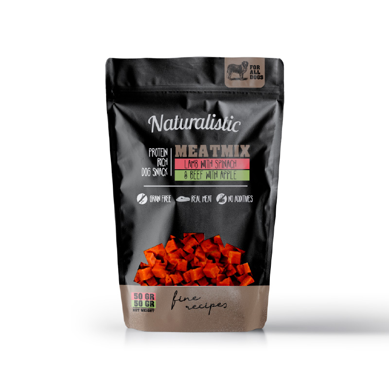 Naturalistic - Meatmix Lamb with Spinach & Beef with Apple