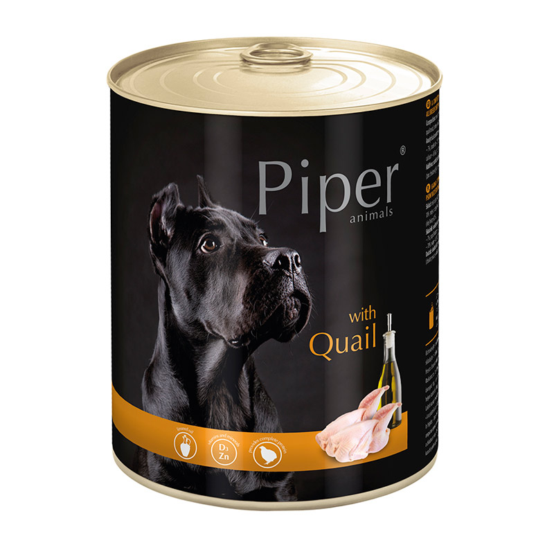 Piper - Alimento Húmedo Perro Adulto Codorniz Lata