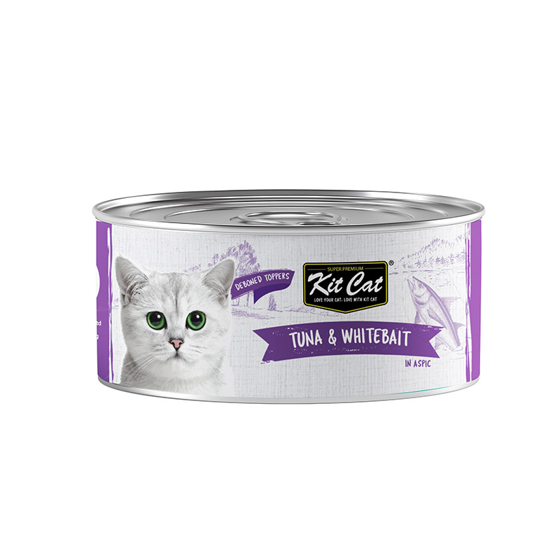 Kit Cat - Deboned Tuna & Whitebait Toppers