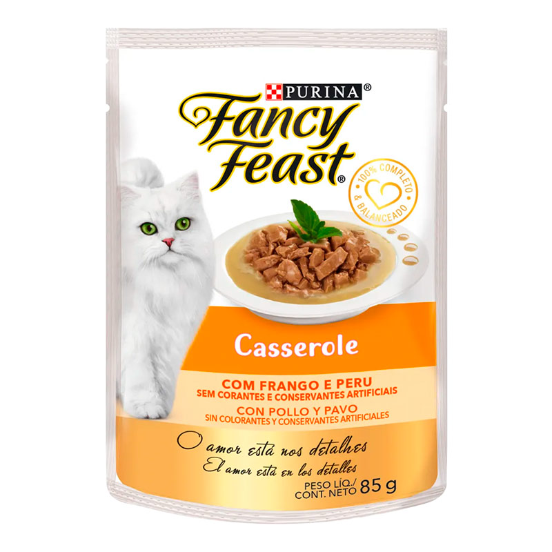 Fancy Feast - Alimento Húmedo Casserole con Pollo y Pavo