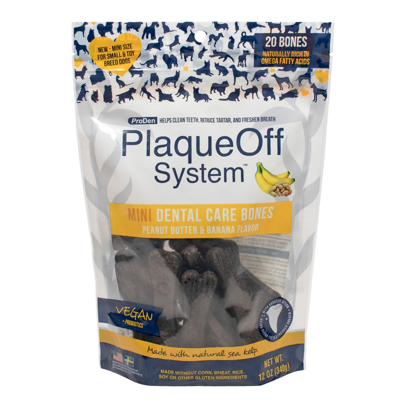 ProDen PlaqueOff - Mini Huesos Sabor Peanut Butter & Banana