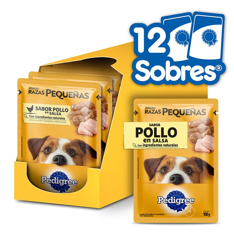 Pedigree - Alimento Húmedo Sobre Perro Raza Pequeña Pollo