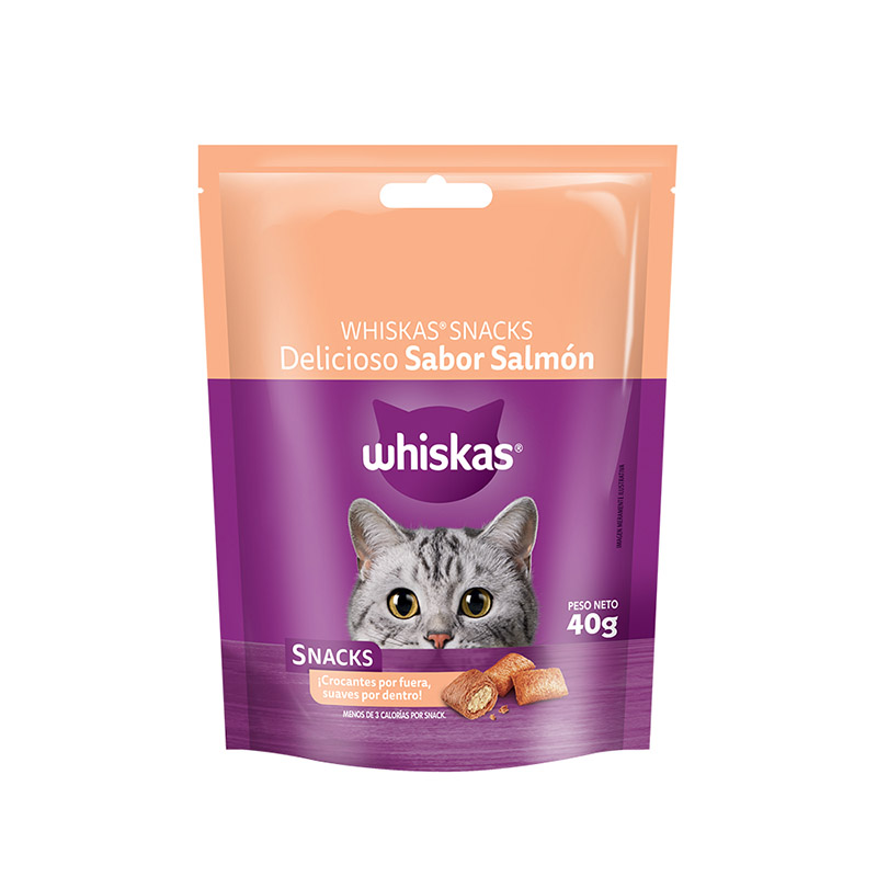 Whiskas - Snacks Delicioso Sabor Salmón