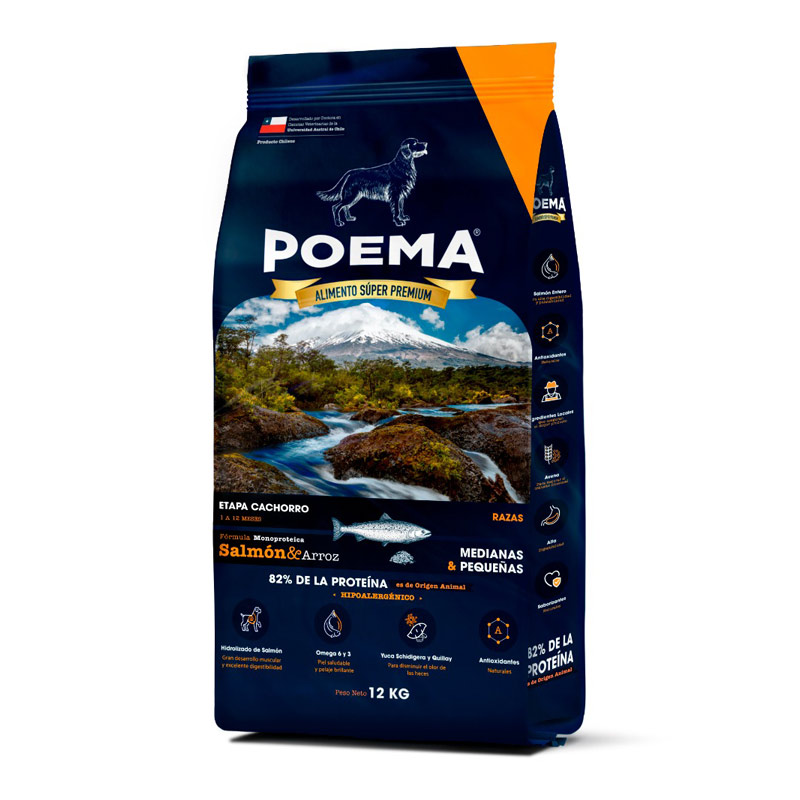 Poema - Alimento Cachorro Razas Medianas y Pequeñas Salmón