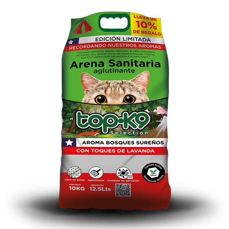 Topk9 - Arena Aglutinante Aroma Bosques Sureños