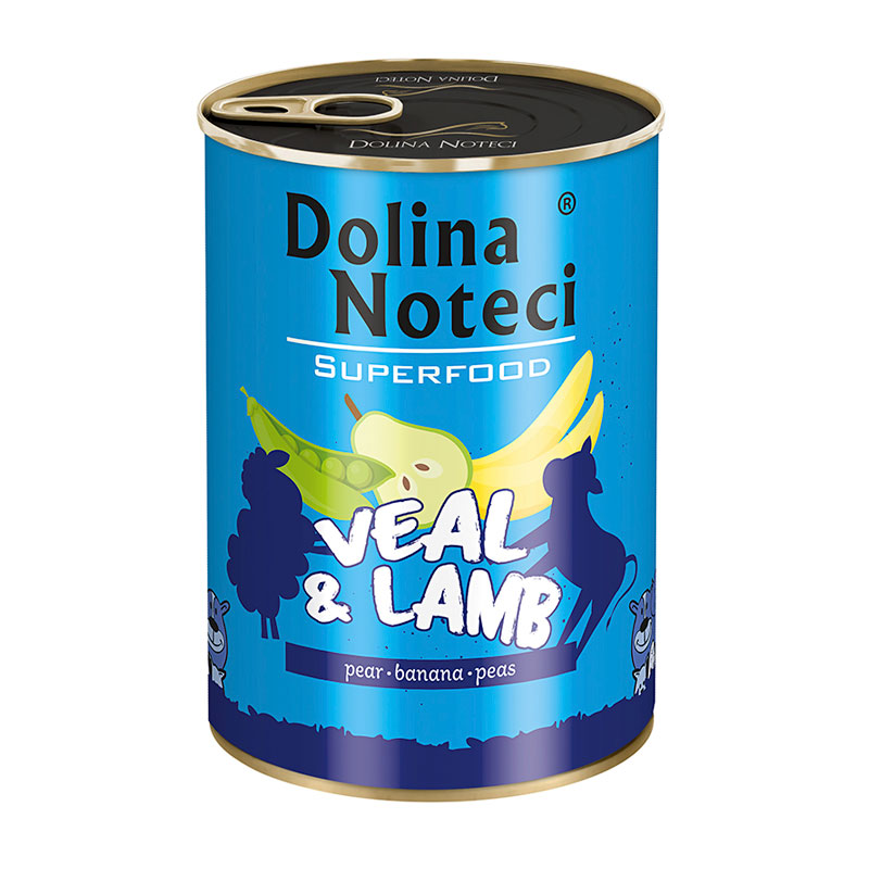 Dolina Noteci - Alimento Húmedo Adulto Ternera Cordero Lata