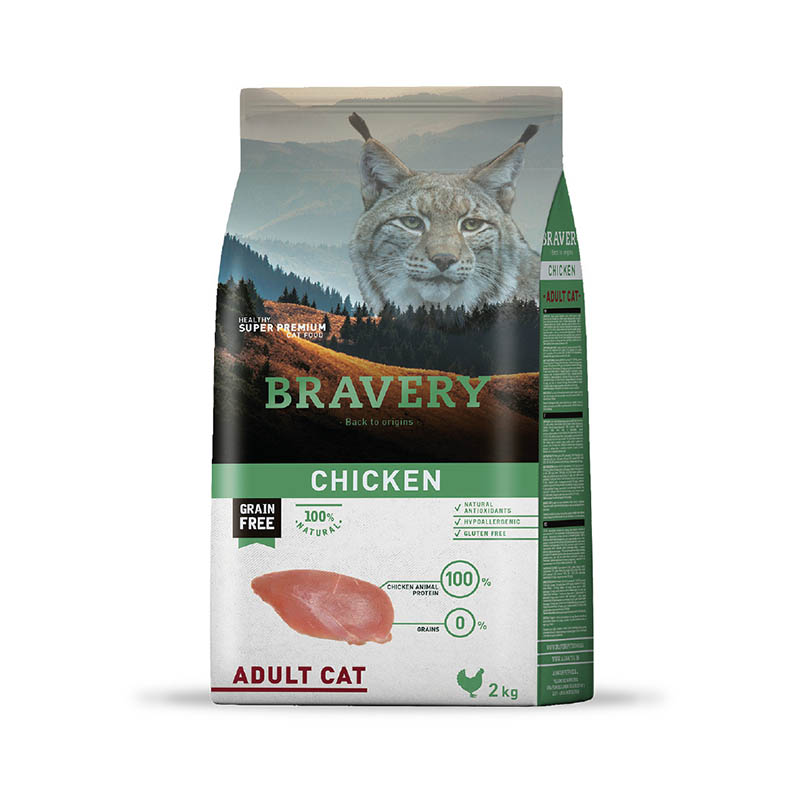 Bravery - Alimento Gato Adulto Pollo