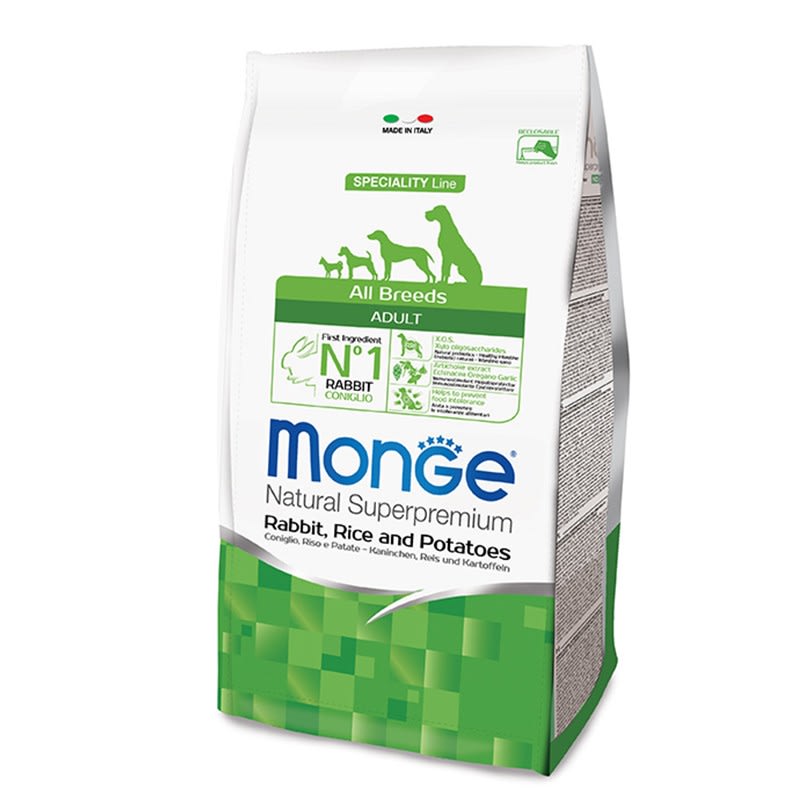 Monge - Alimento Perro Adulto Carne de Conejo