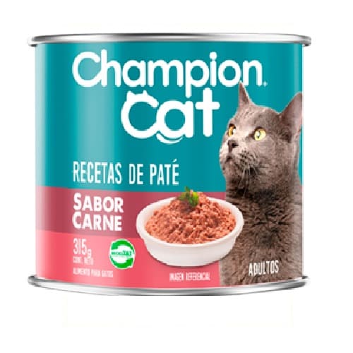 Champion Cat - Alimento Húmedo Gatos Adultos Sabor Carne