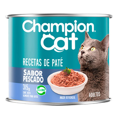 Champion Cat - Alimento Húmedo Gatos Adultos Sabor Pescado