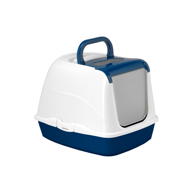 Moderna - Baño Arenero con Puerta Flip Cat Azul