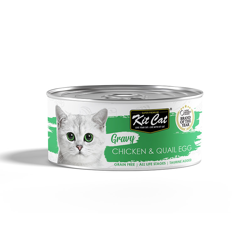 Kit Cat - Gravy Series Chicken & Quail Egg