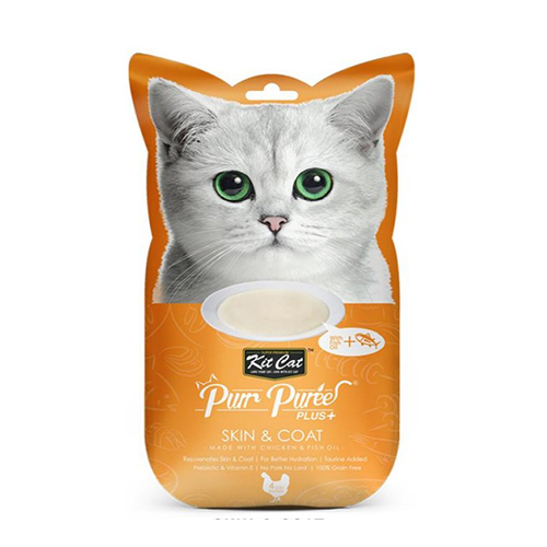 Kit Cat - PurrPurée Plus Skin & Coat Pollo