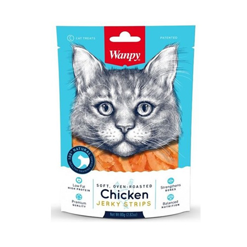 Wanpy - Soft Chiken Jerky Strips For Cats