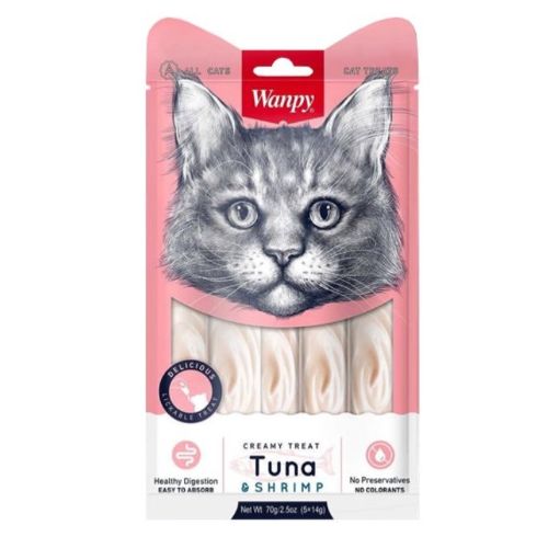 Wanpy - Creamy Treat Atún y Camarón