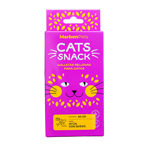 Cats Snack - Galletas Rellenas de Atún y Queso