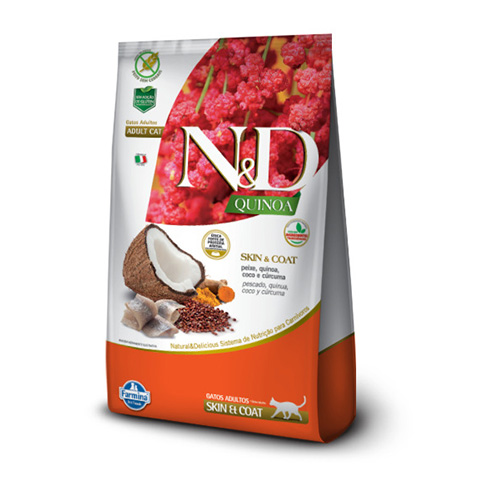 N&D Quinoa - Alimento Gato Adulto Skin & Coat Pescado