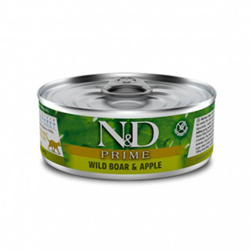 N&D Prime - Alimento Húmedo Gato Adulto Jabalí y Manzana