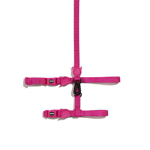 ZeeCat - Arnés con Correa Pink Led Gato