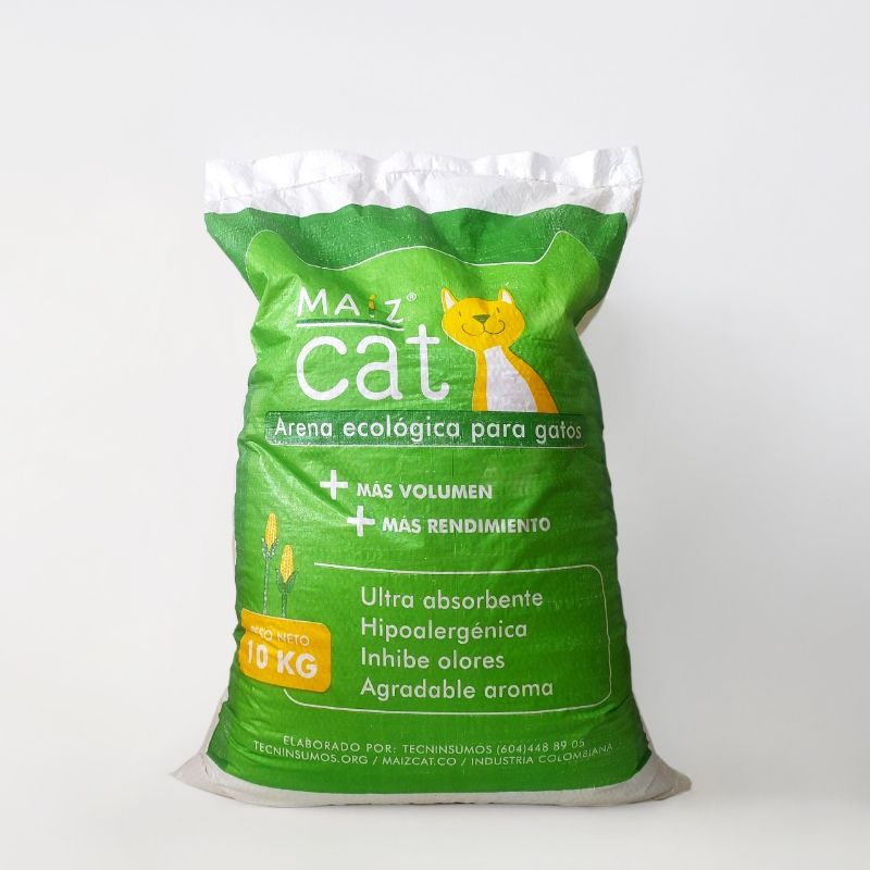 MAÍZ CAT - Arena de Maíz Para Gato 10 KG