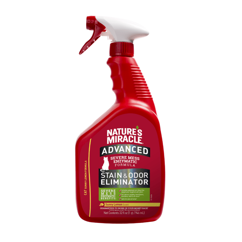Natures Miracle - Eliminador Avanzado Manchas Y Olores Gato 946 MILILITRO