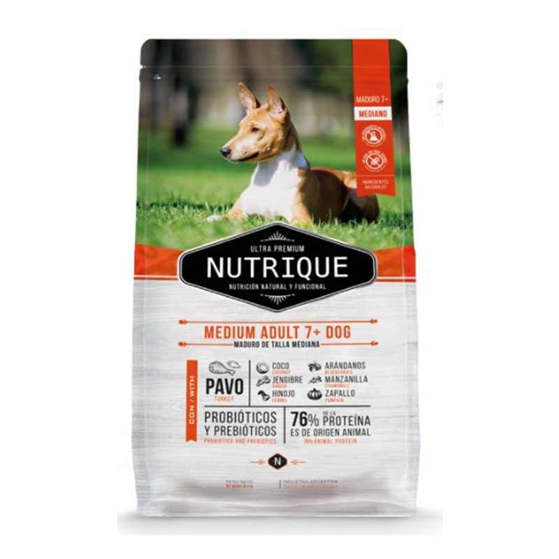 Nutrique - Alimento Perro Senior 7+ Razas Medianas
