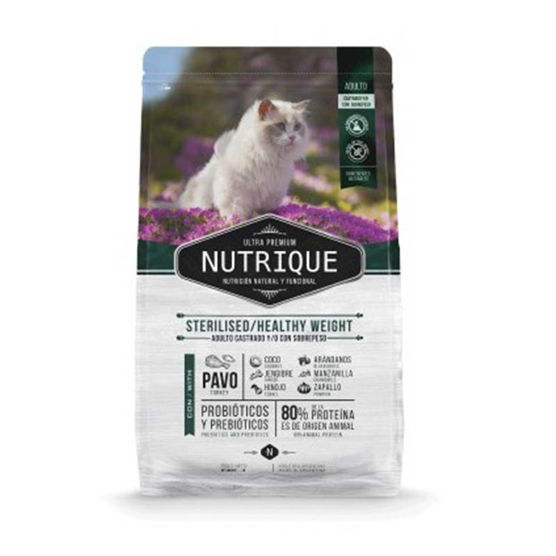 Nutrique - Alimento Gato Adulto Esterilizado Peso Saludable
