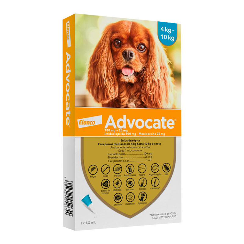 Advocate - Antiparasitario Externo Perros 4 A 10 Kg