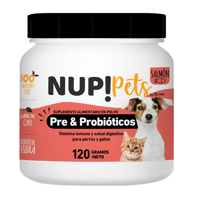 Nup Pets - Suplemento Pre y Probiótico Salmón