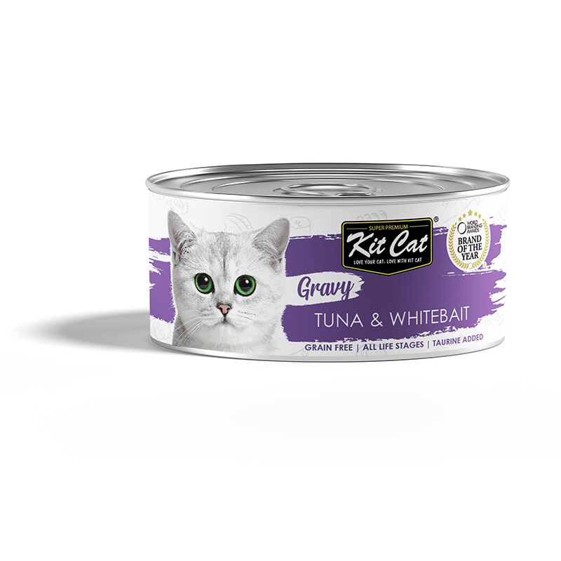 Kit Cat - Gravy Series Tuna & Whitebait