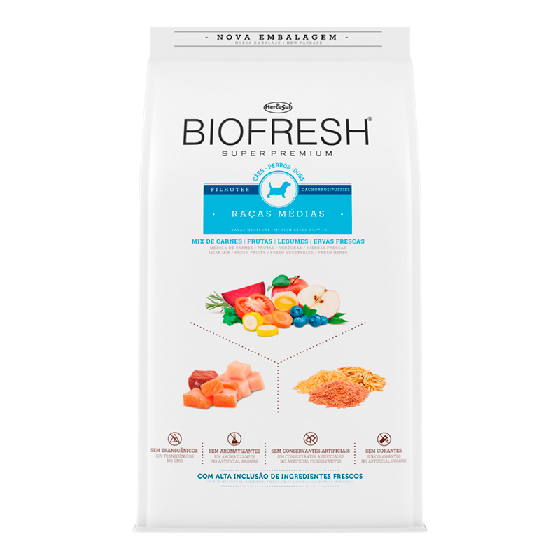 Biofresh - Alimento Súper Premium Cachorros Razas Medianas