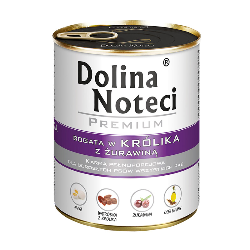 Dolina Noteci - Alimento Húmedo Adulto Conejo con Arándanos