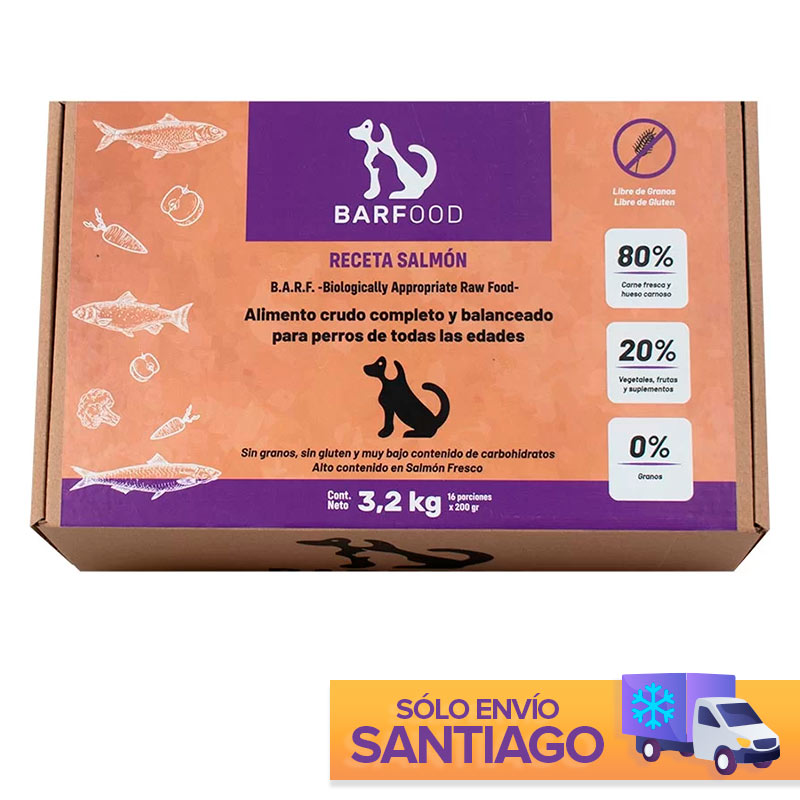 Barfood - Alimento Crudo de Salmón para Perros
