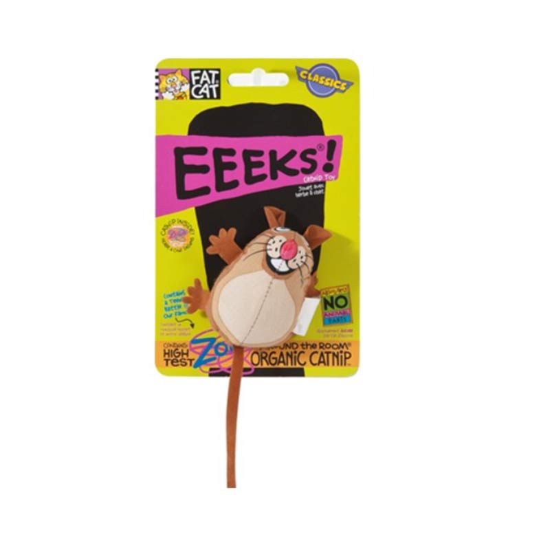 Fat Cat - Ratón con Catnip Eeeks para Gato