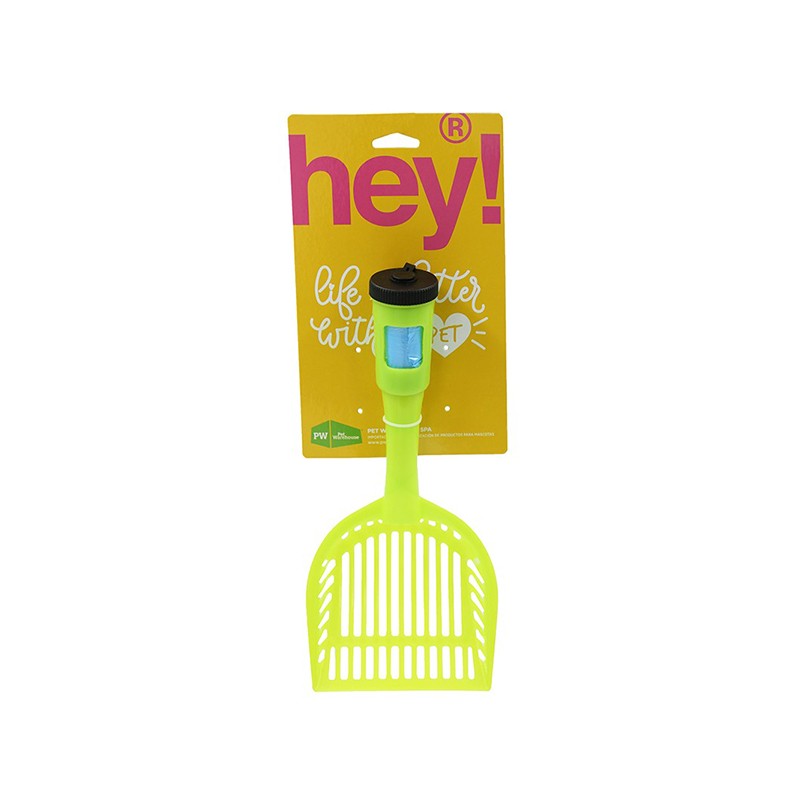 Hey! - Pala Con Dispensador De Bolsas Para Gatos