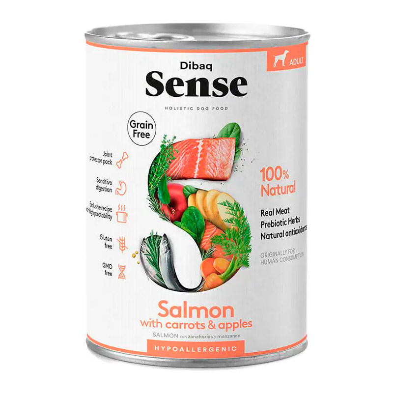 Dibaq Sense - Alimento Húmedo Perro Adulto Salmón