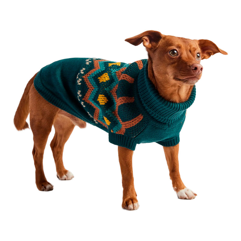 GF Pet - Sweater Heritage Verde Azulado