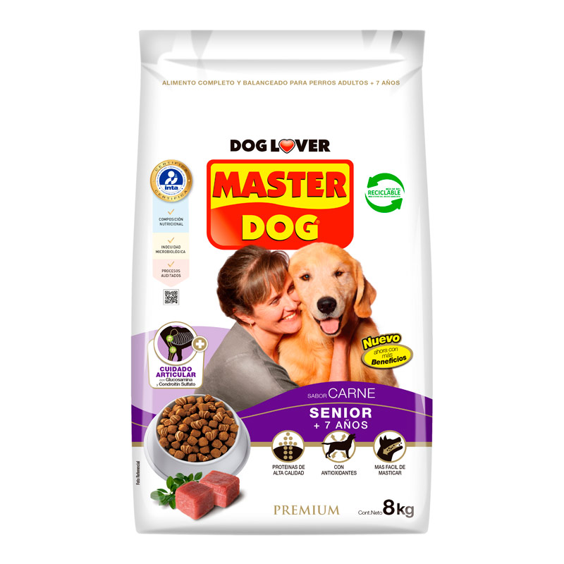 Master Dog - Alimento Perro Senior 7+ Carne