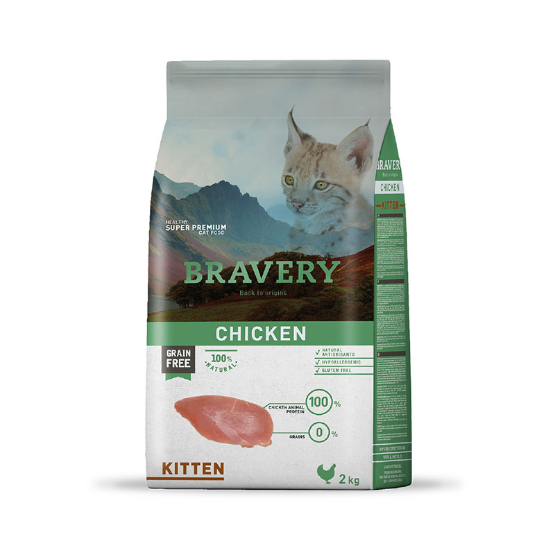 Bravery - Alimento Chicken Kitten para Gatitos