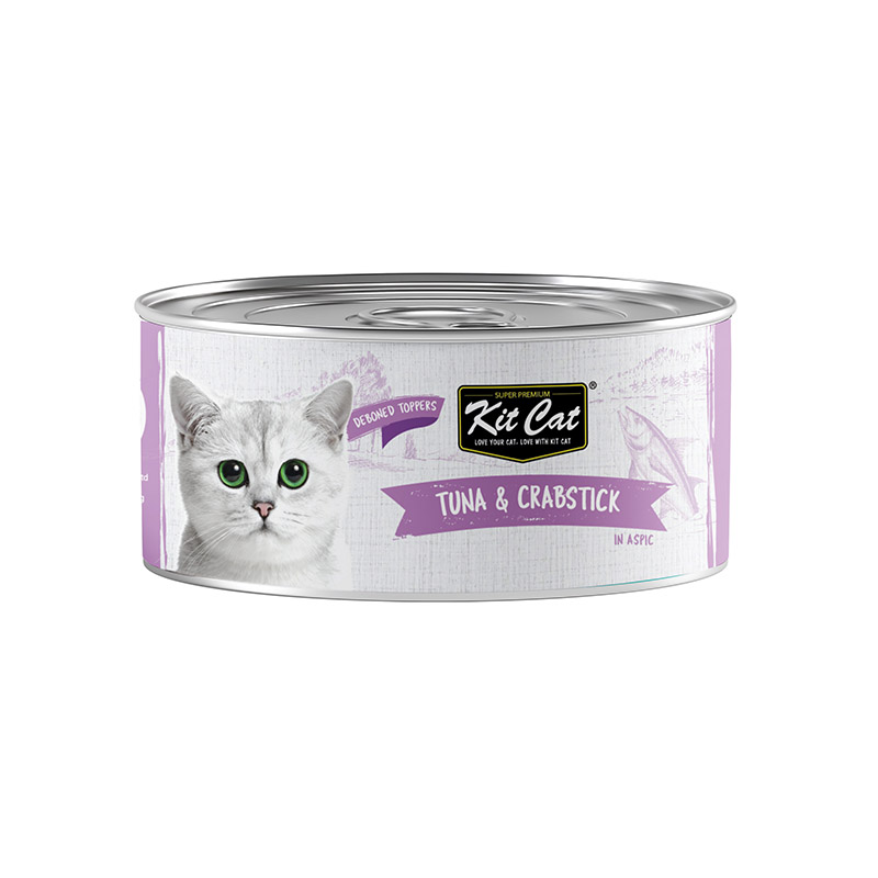 Kit Cat - Deboned Tuna & Crabstick Toppers