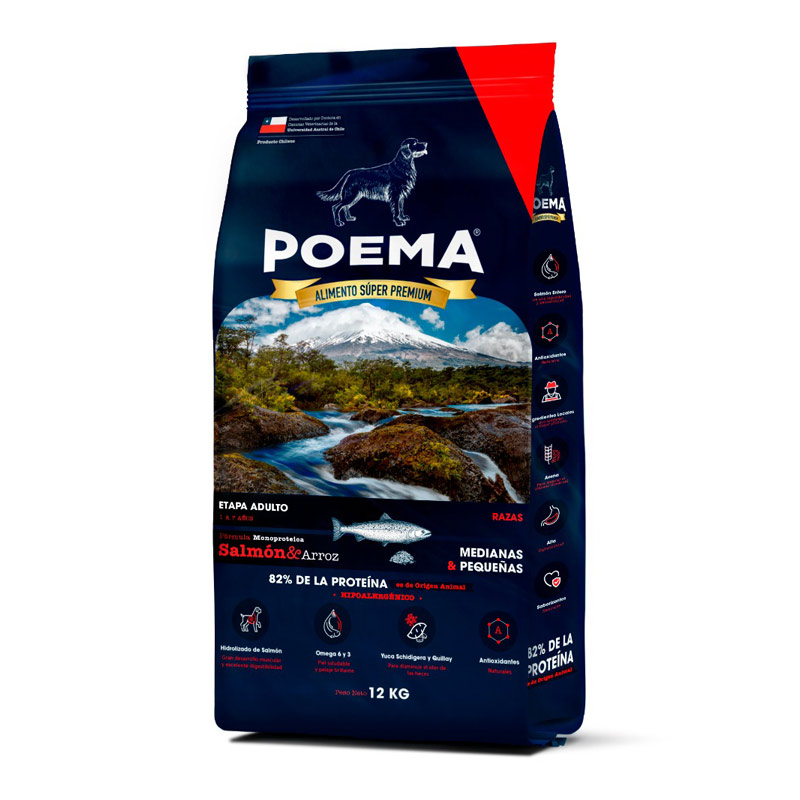 Poema - Alimento Adulto Razas Medianas y Pequeñas Salmón