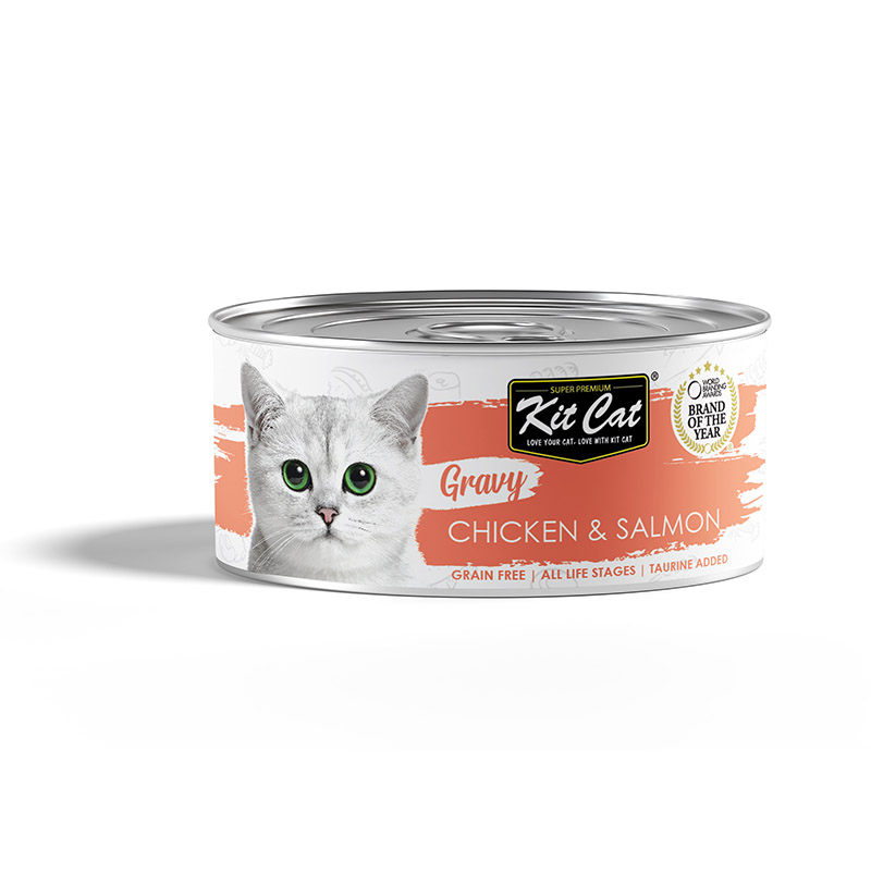 Kit Cat - Gravy Series Chicken & Salmon